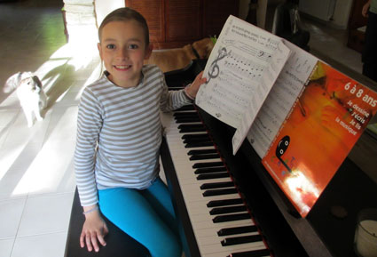 apprendre le  piano