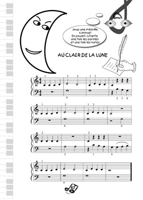 Ma toute petite méthode de piano. Volume 2 : la suite… leçons 36 à 65 :  pour les enfants à partir de 6/7 ans : le piano des petits avec solfège  intégré tout en jouant - Détail